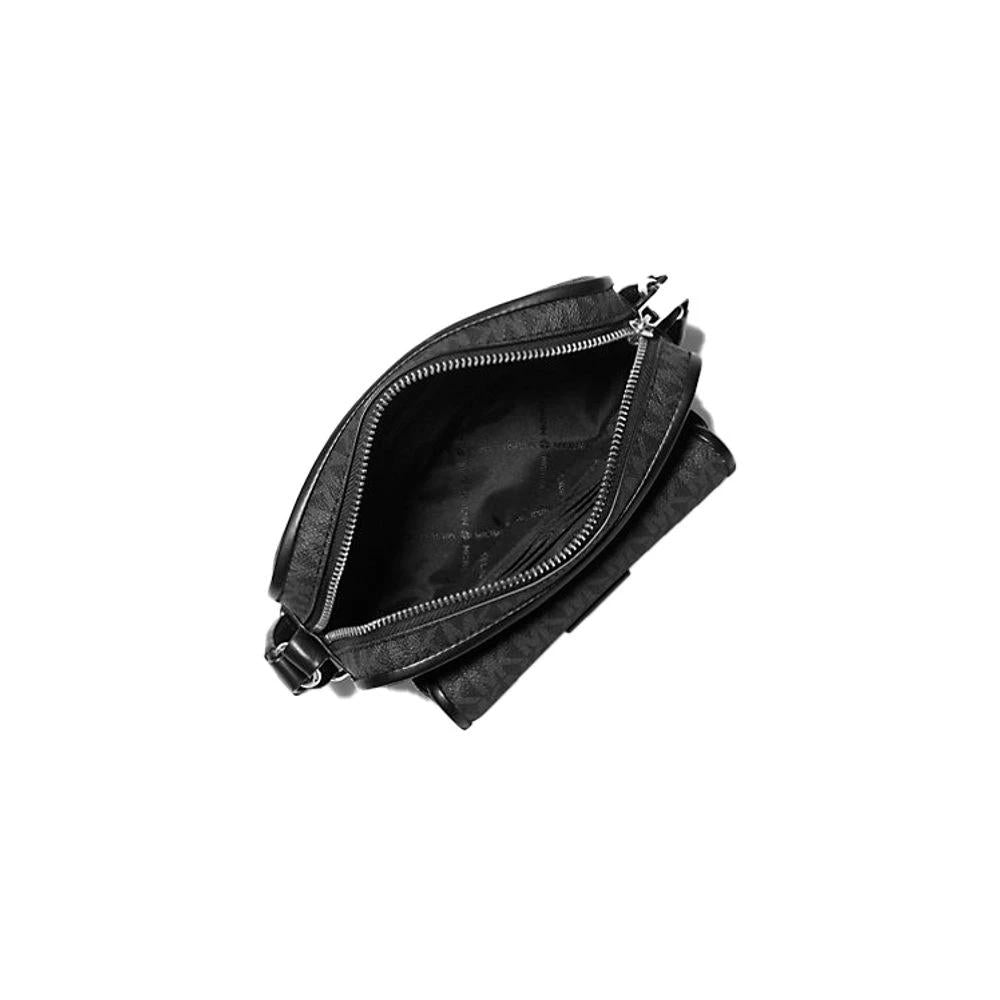 Michael Kors Schwarze Canvas Umhängetasche by Michael Kors