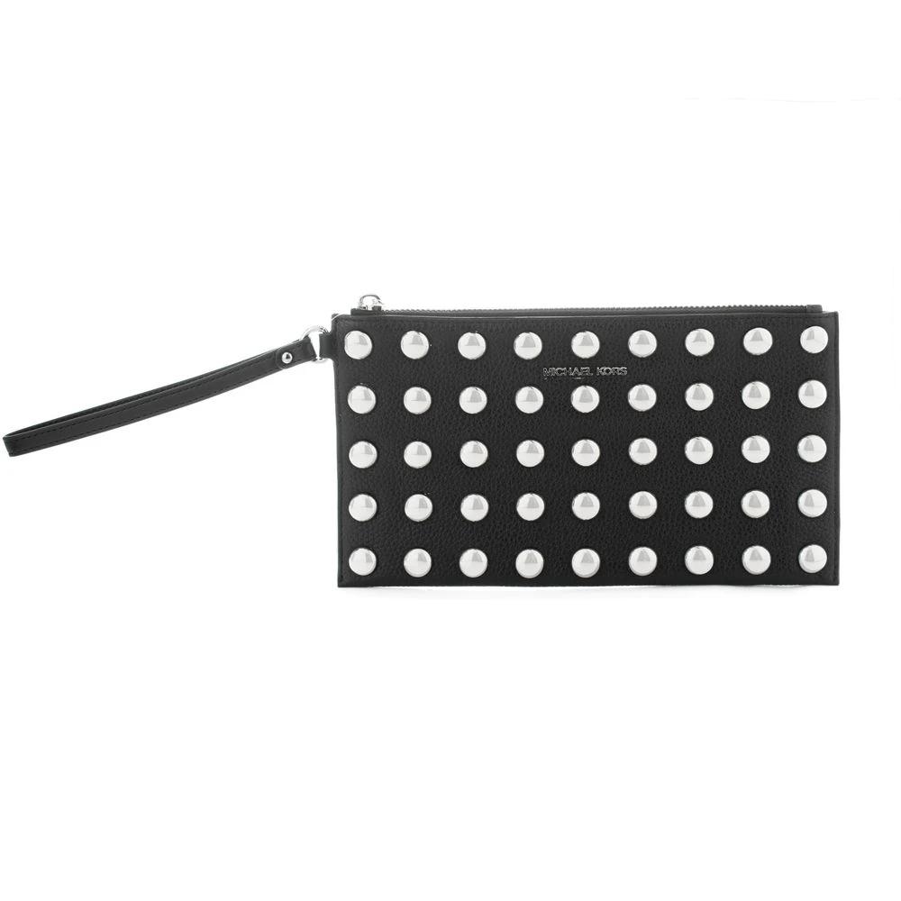 Michael Kors Braune Leder Clutch by Michael Kors