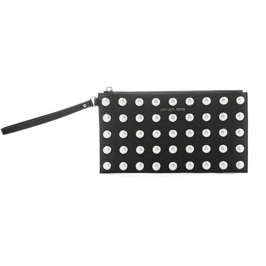 Michael Kors Braune Leder Clutch by Michael Kors