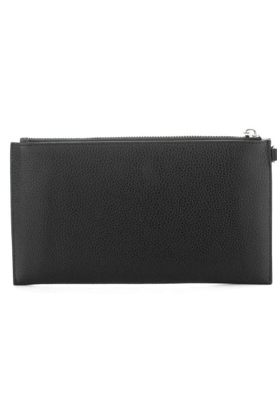 Michael Kors Braune Leder Clutch by Michael Kors