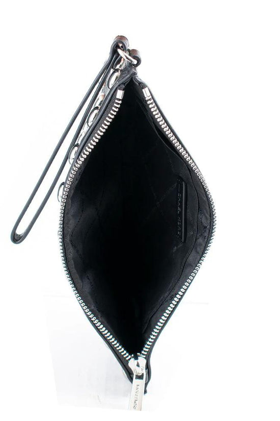 Michael Kors Braune Leder Clutch by Michael Kors