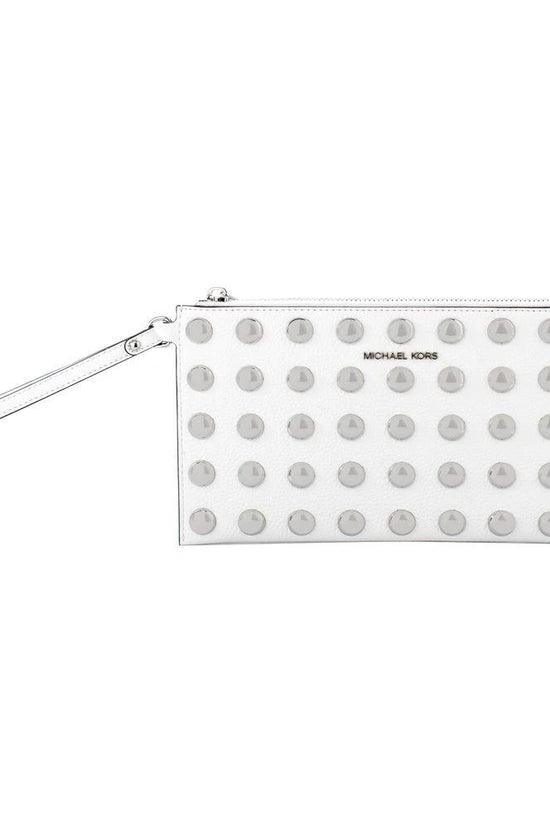 Michael Kors Weiße Leder Pochette by Michael Kors