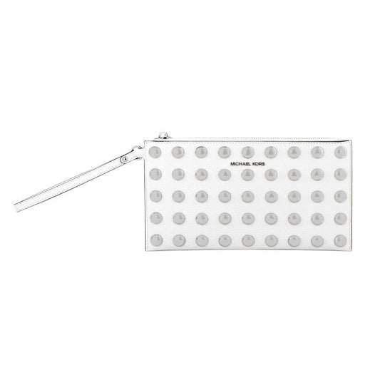 Michael Kors Weiße Leder Pochette by Michael Kors