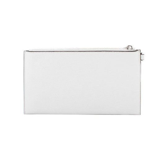 Michael Kors Weiße Leder Pochette by Michael Kors
