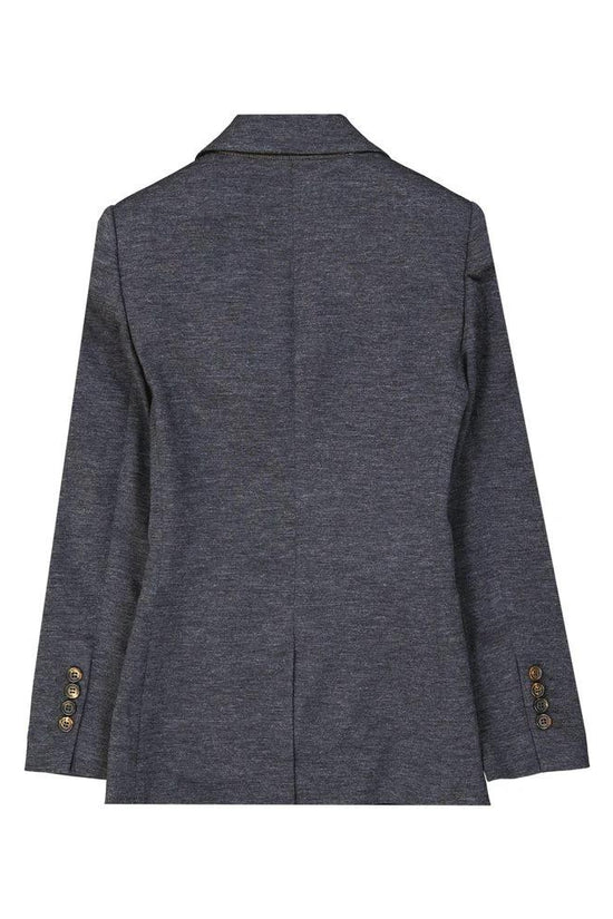 Brunello Cucinelli Grauer Wollblazer by Brunello Cucinelli