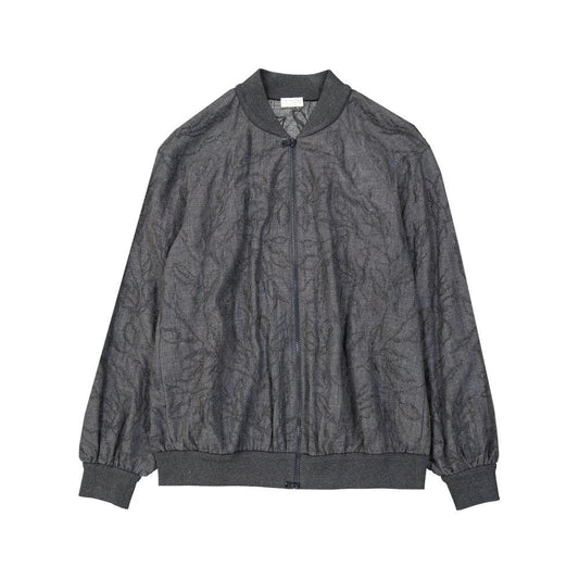 Brunello Cucinelli Cucinelli Grauer Bomber aus reiner Schurwolle by Brunello Cucinelli Cucinelli
