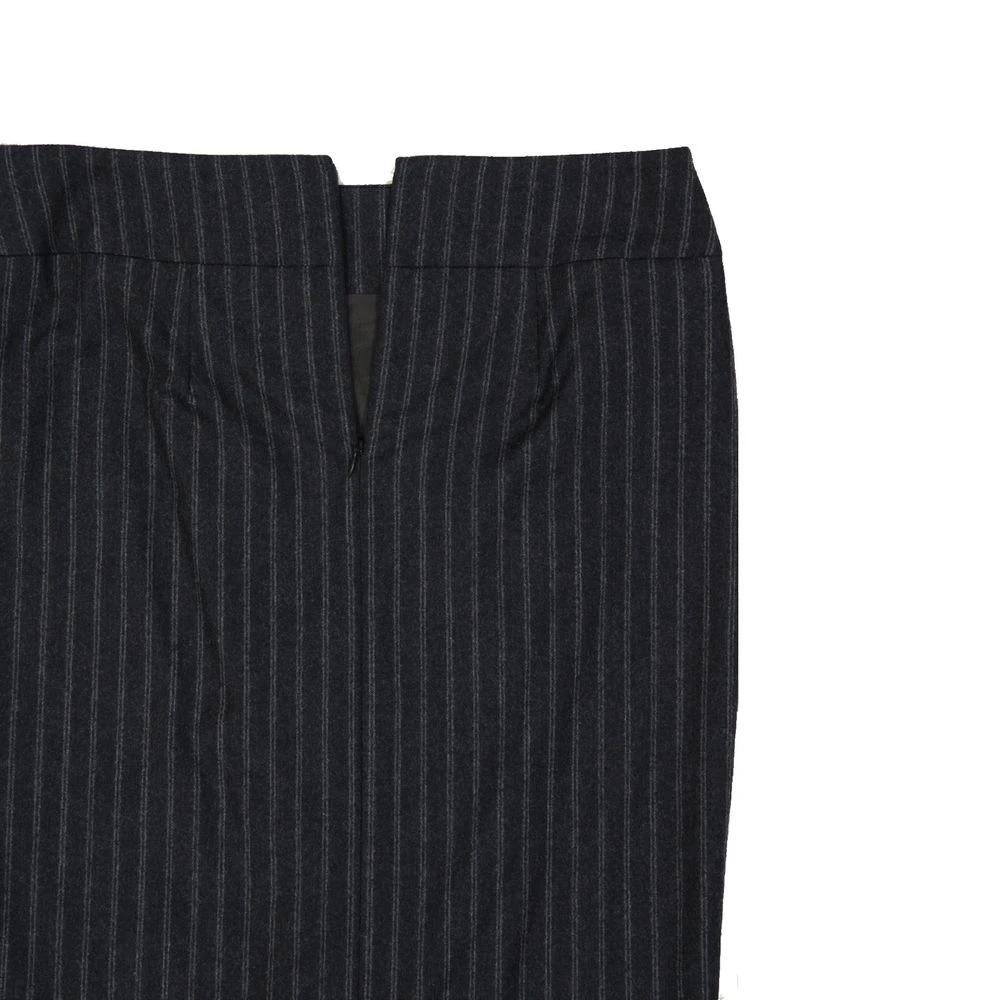 Brunello Cucinelli Grauer Maxirock aus reiner Schurwolle by Brunello Cucinelli