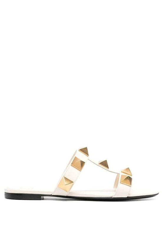 Valentino Garavani Weiße Sandalen aus Kalbsleder by Valentino Garavani