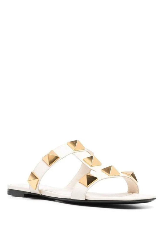 Valentino Garavani Weiße Sandalen aus Kalbsleder by Valentino Garavani