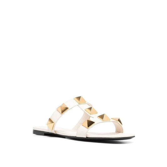 Valentino Garavani Weiße Sandalen aus Kalbsleder by Valentino Garavani