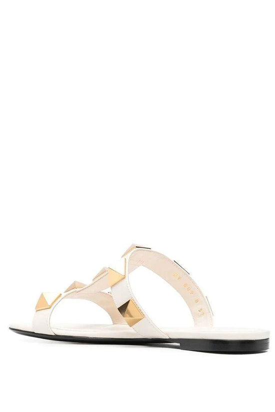 Valentino Garavani Weiße Sandalen aus Kalbsleder by Valentino Garavani