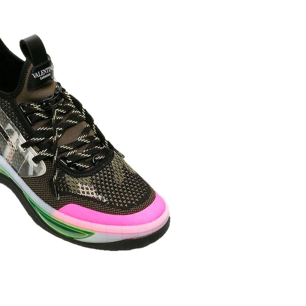 Valentino Garavani Schwarze Sneaker aus Stoff by Valentino Garavani