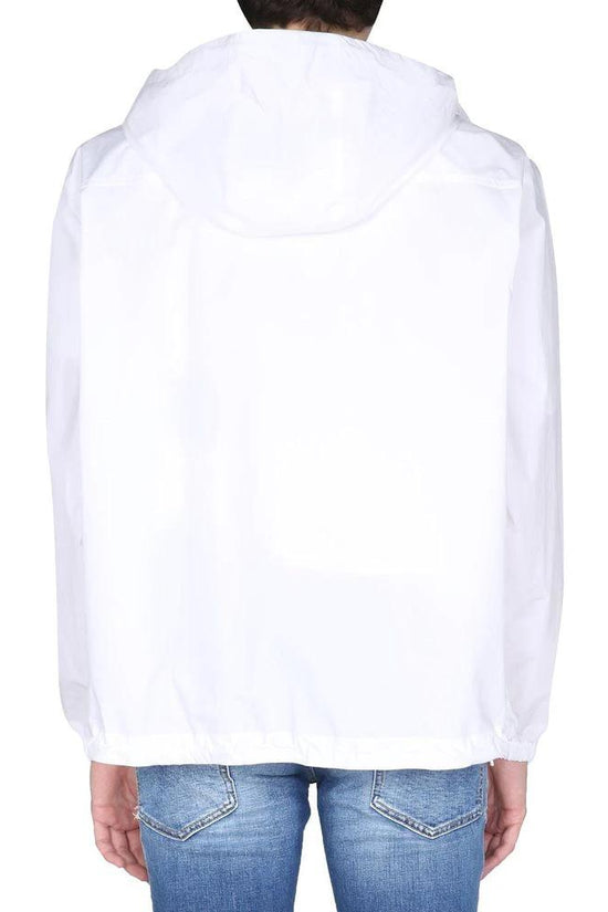 Dsquared² Weiße Baumwoll-Shell-Jacke by Dsquared²