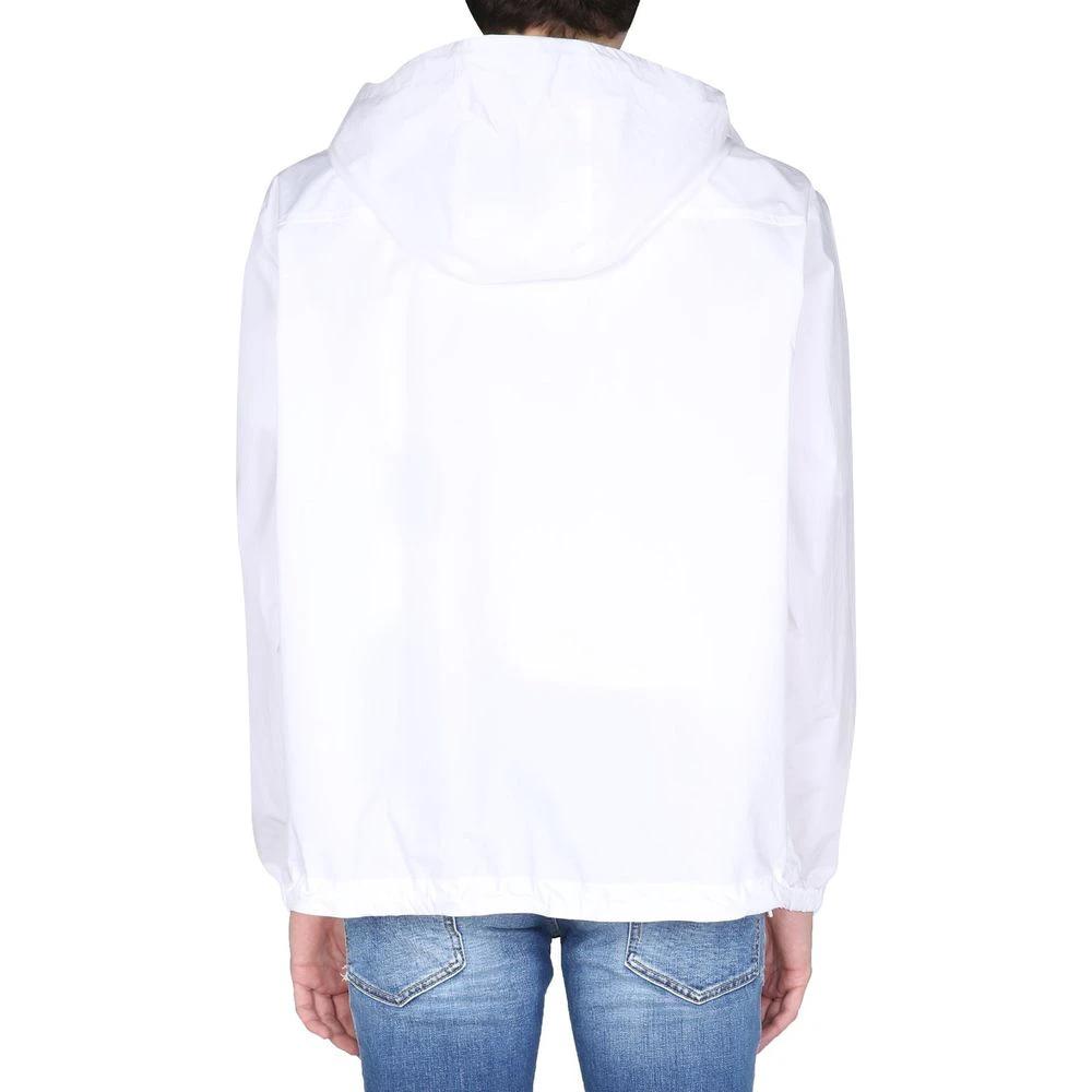 Dsquared² Weiße Baumwoll-Shell-Jacke by Dsquared²