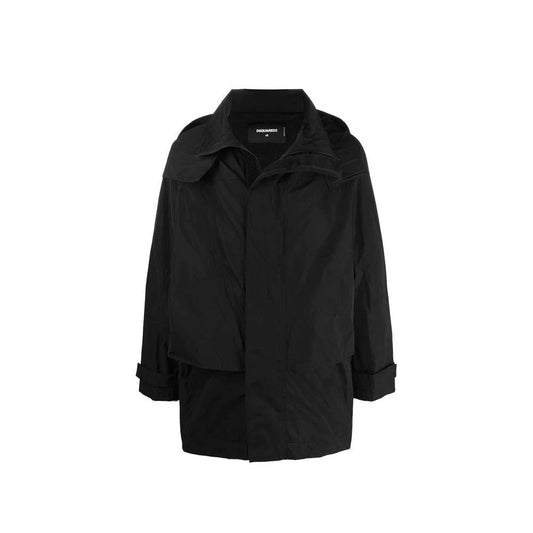 Dsquared² Schwarze Nylon-Shell-Jacke by Dsquared²