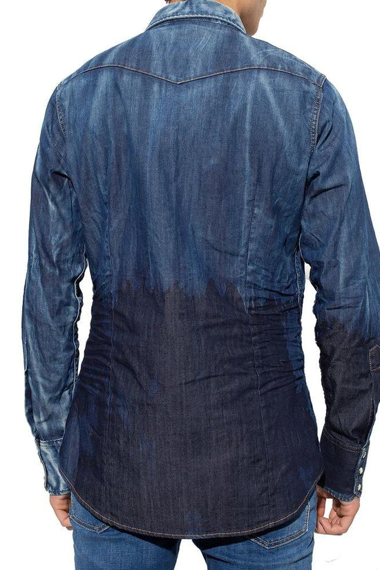 Dsquared² Blaues Denim-Hemd by Dsquared²