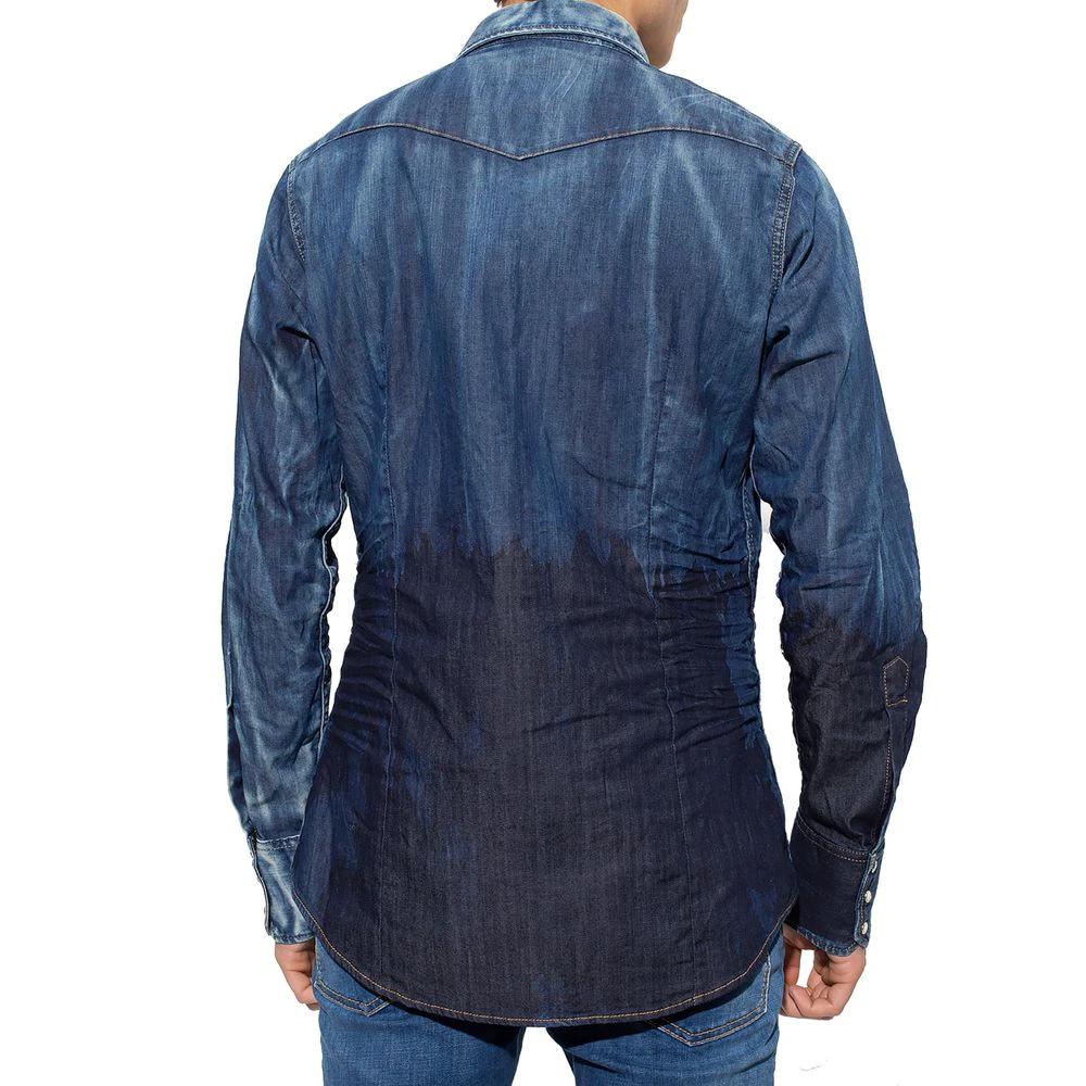 Dsquared² Blaues Denim-Hemd by Dsquared²