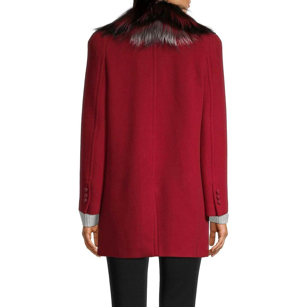 Fendi Mehrfarbiger Mantel aus reiner Schurwolle by Fendi