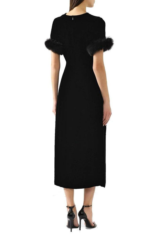 Fendi Schwarzes Cocktailkleid aus Viskose by Fendi