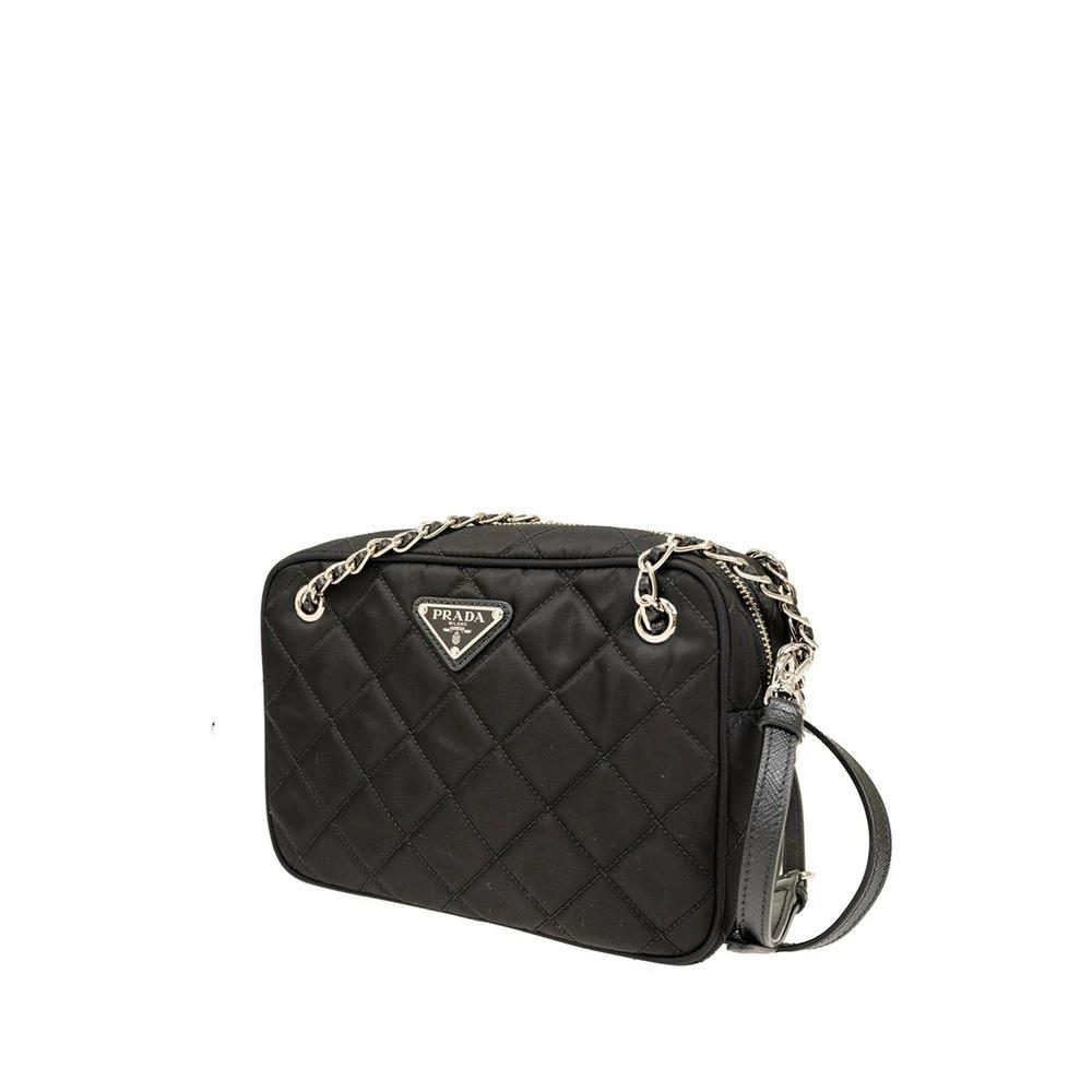Prada Schwarze Crossbody-Tasche aus Nylon by Prada