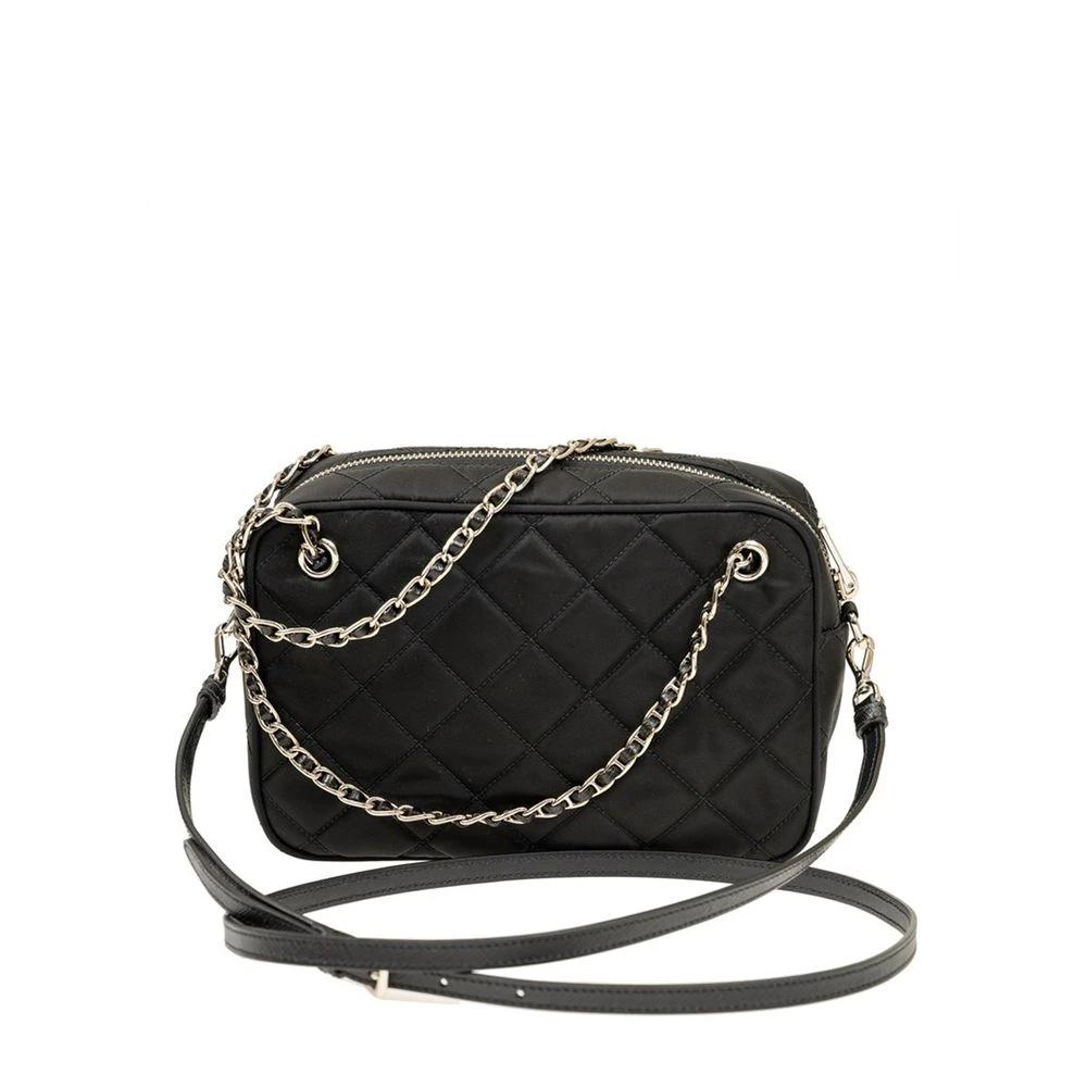 Prada Schwarze Crossbody-Tasche aus Nylon by Prada