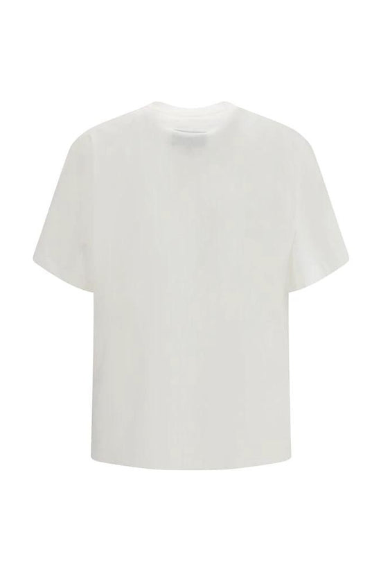 MM6 Weißes Baumwoll-T-Shirt by MM6