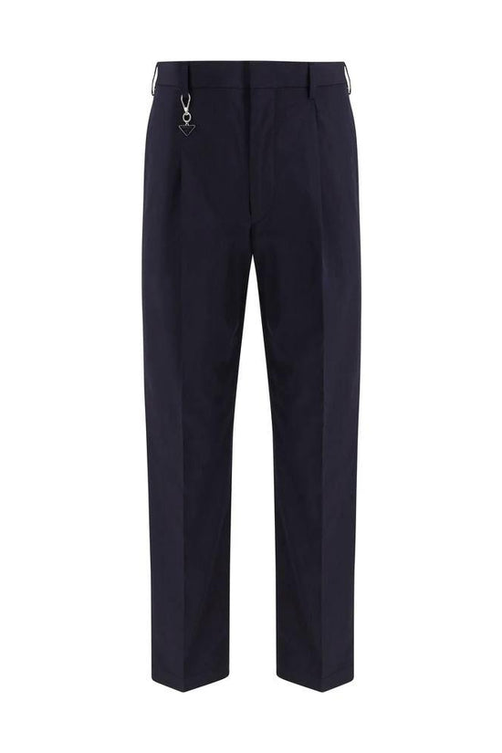 Prada Blaue Baumwollhose für die Freizeit by Prada