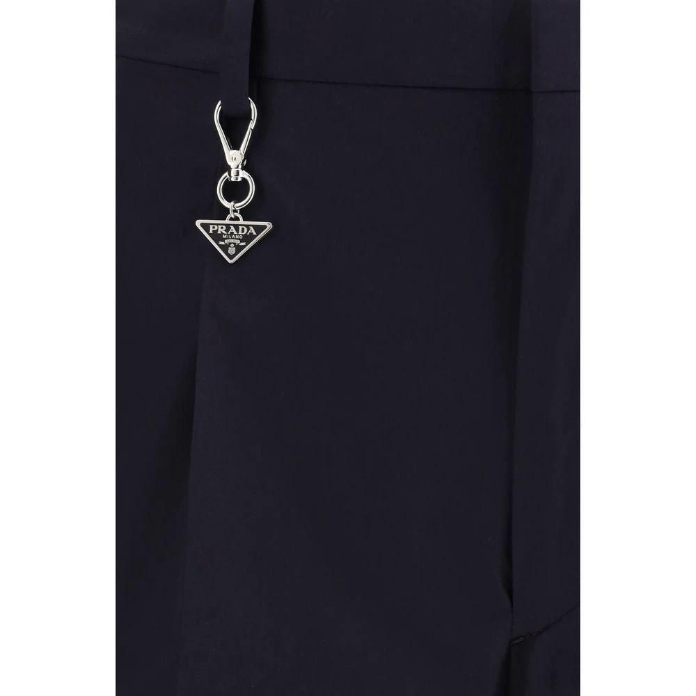 Prada Blaue Baumwollhose für die Freizeit by Prada