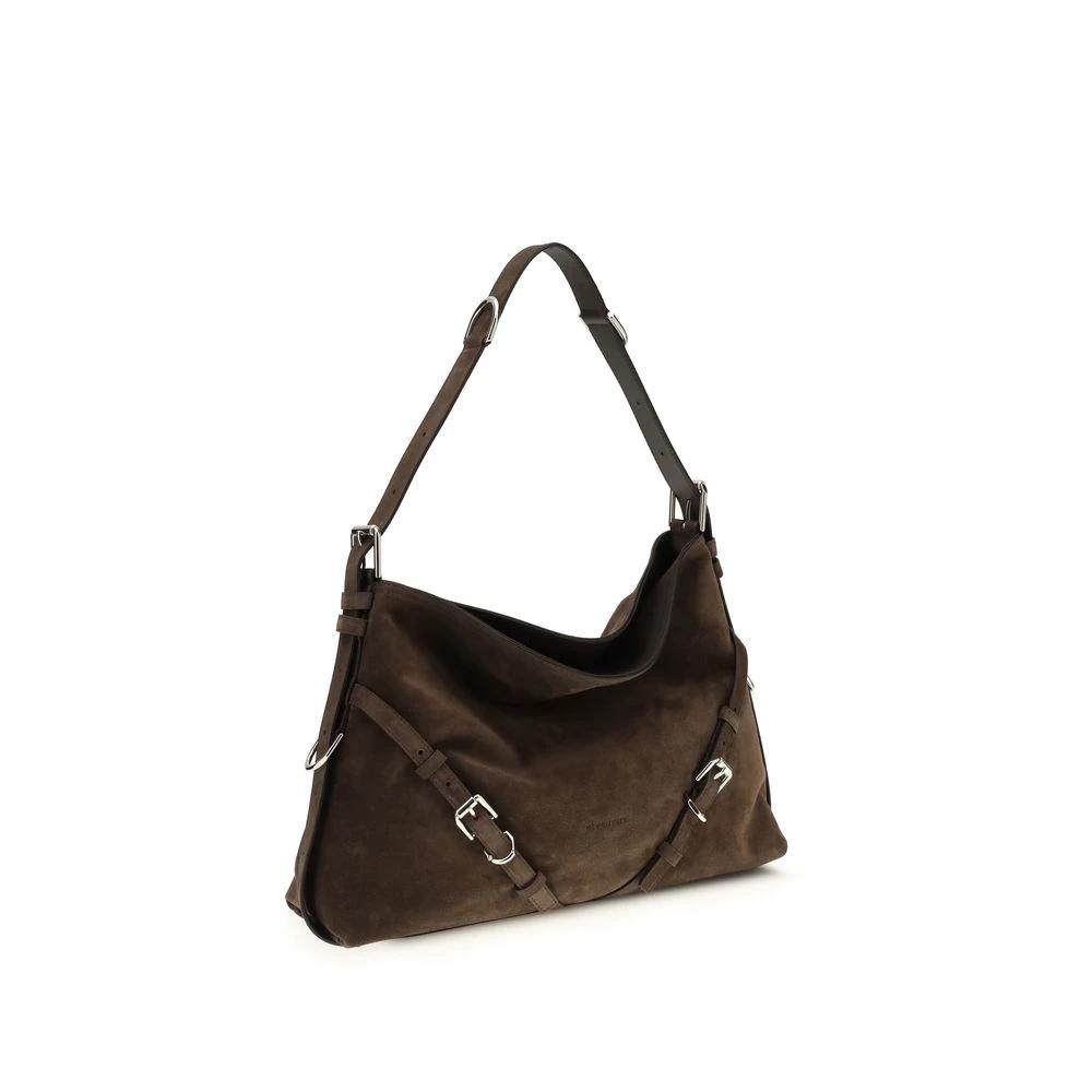 Givenchy Schwarze Bos Taurus Schultertasche aus Kalbsleder by Givenchy