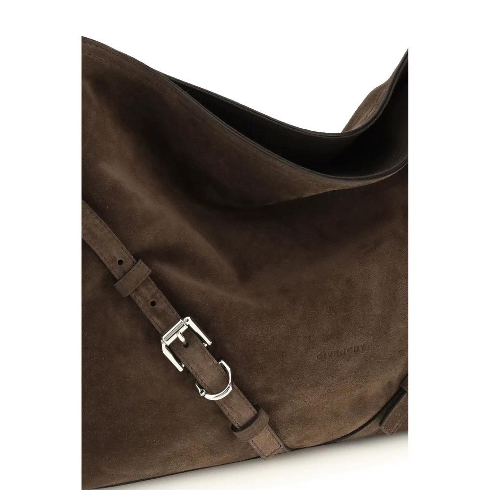 Givenchy Schwarze Bos Taurus Schultertasche aus Kalbsleder by Givenchy