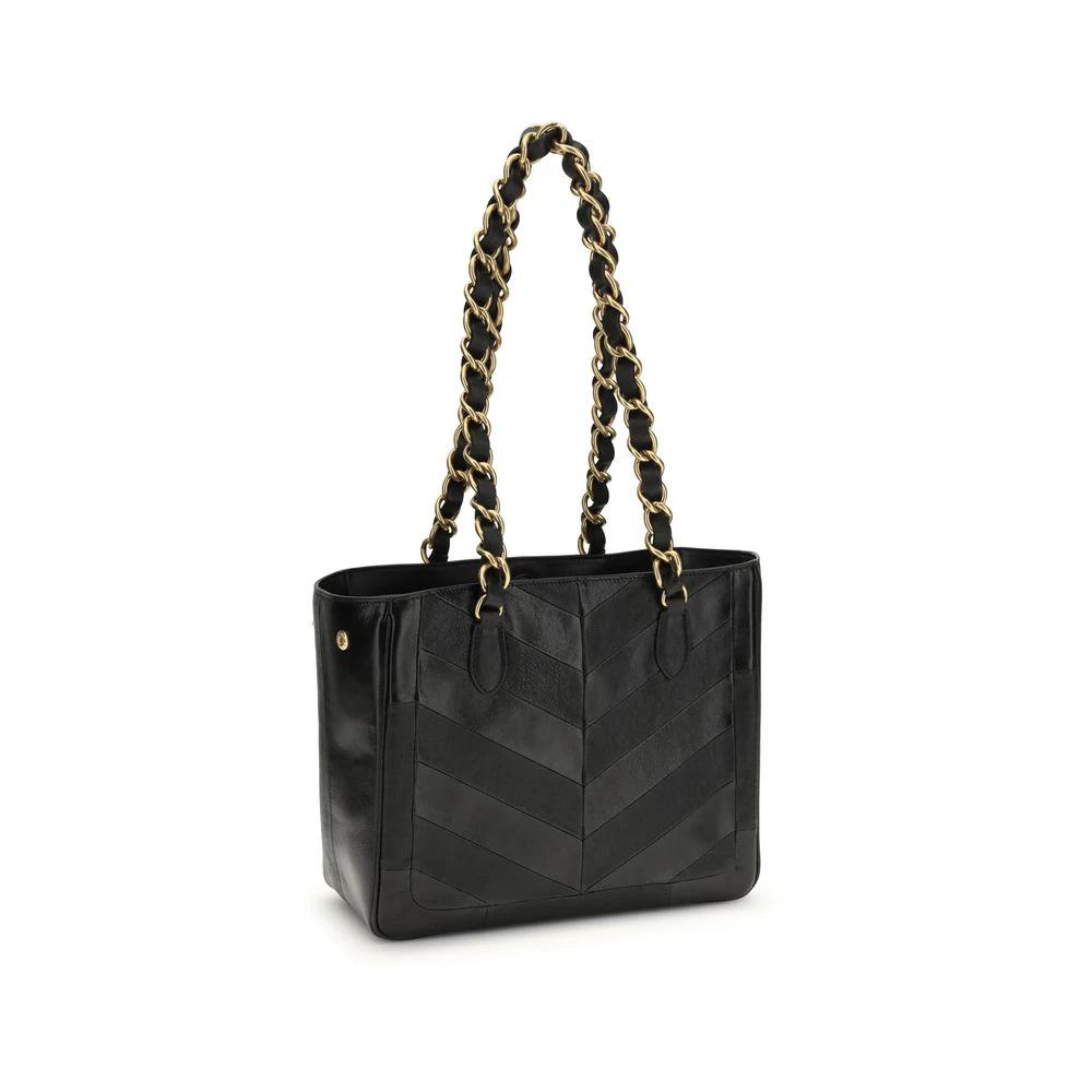 Valentino Garavani Schwarze Napa Leder / Kalbsleder Schultertasche by Valentino Garavani