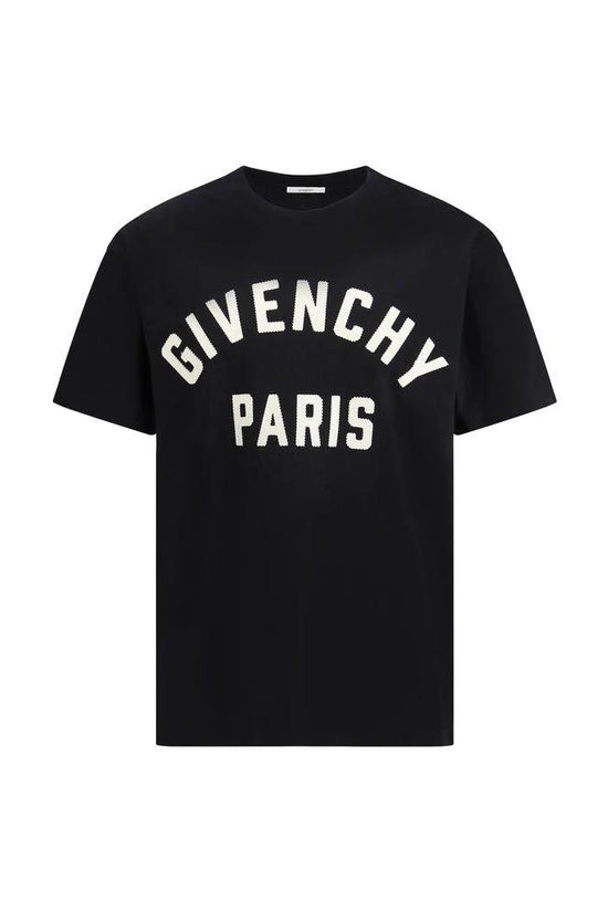 Givenchy Schwarzes Baumwoll-T-Shirt by Givenchy