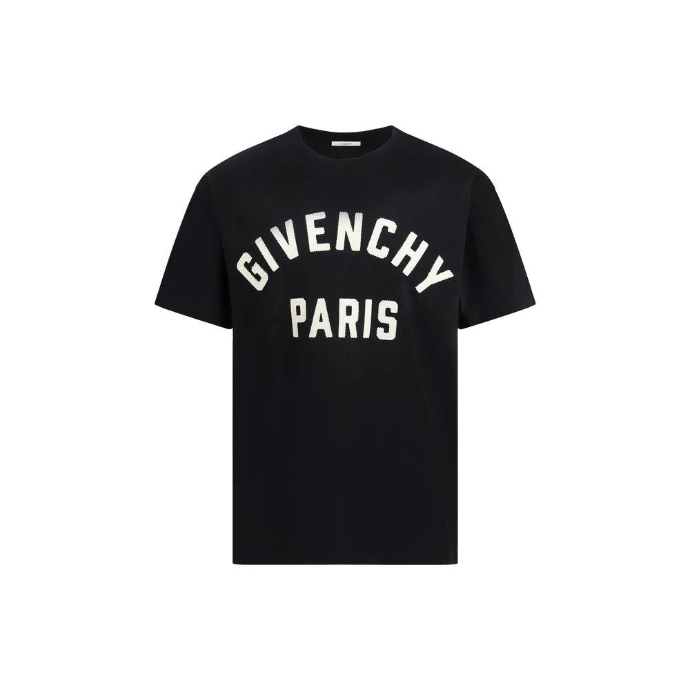 Givenchy Schwarzes Baumwoll-T-Shirt by Givenchy