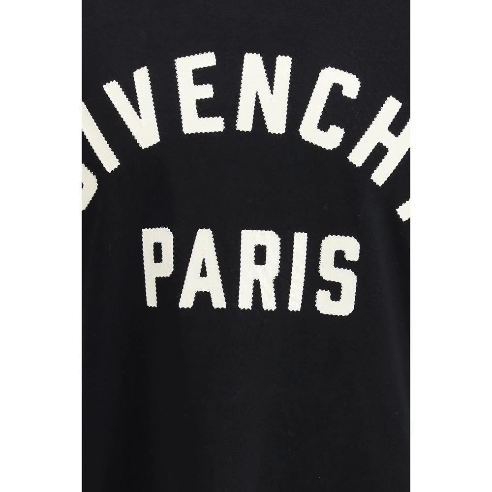 Givenchy Schwarzes Baumwoll-T-Shirt by Givenchy