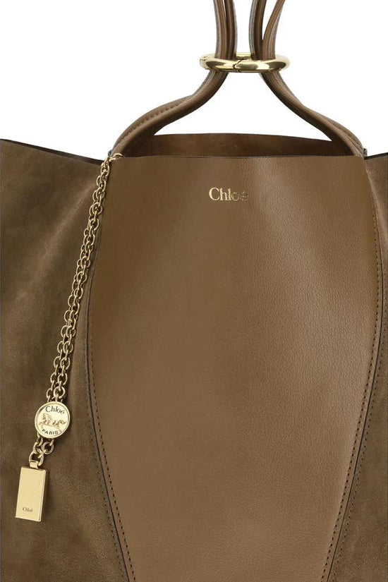 Chloé Beige Leder Schultertasche by Chloé