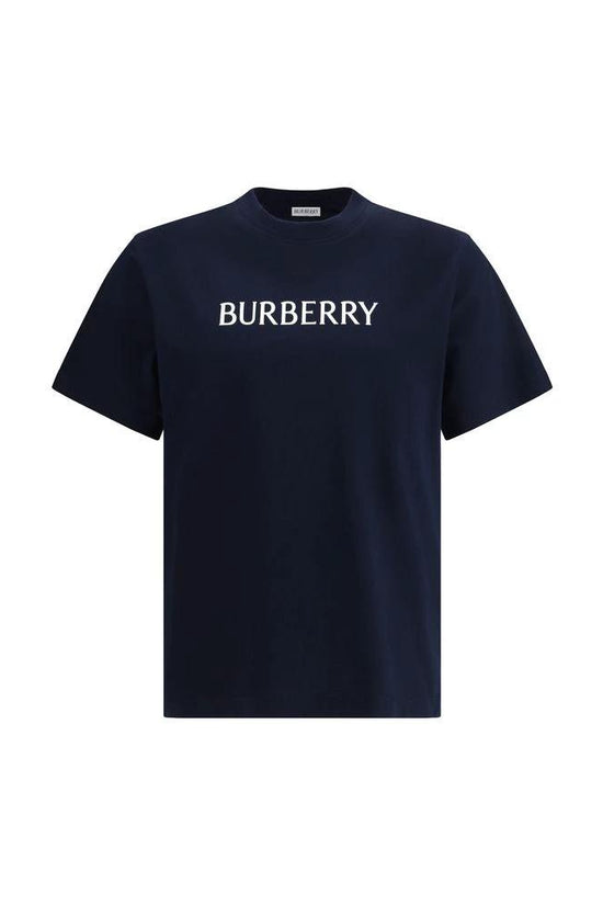 Burberry Blaues Baumwoll-T-Shirt by Burberry