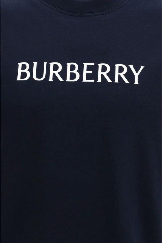 Burberry Blaues Baumwoll-T-Shirt by Burberry