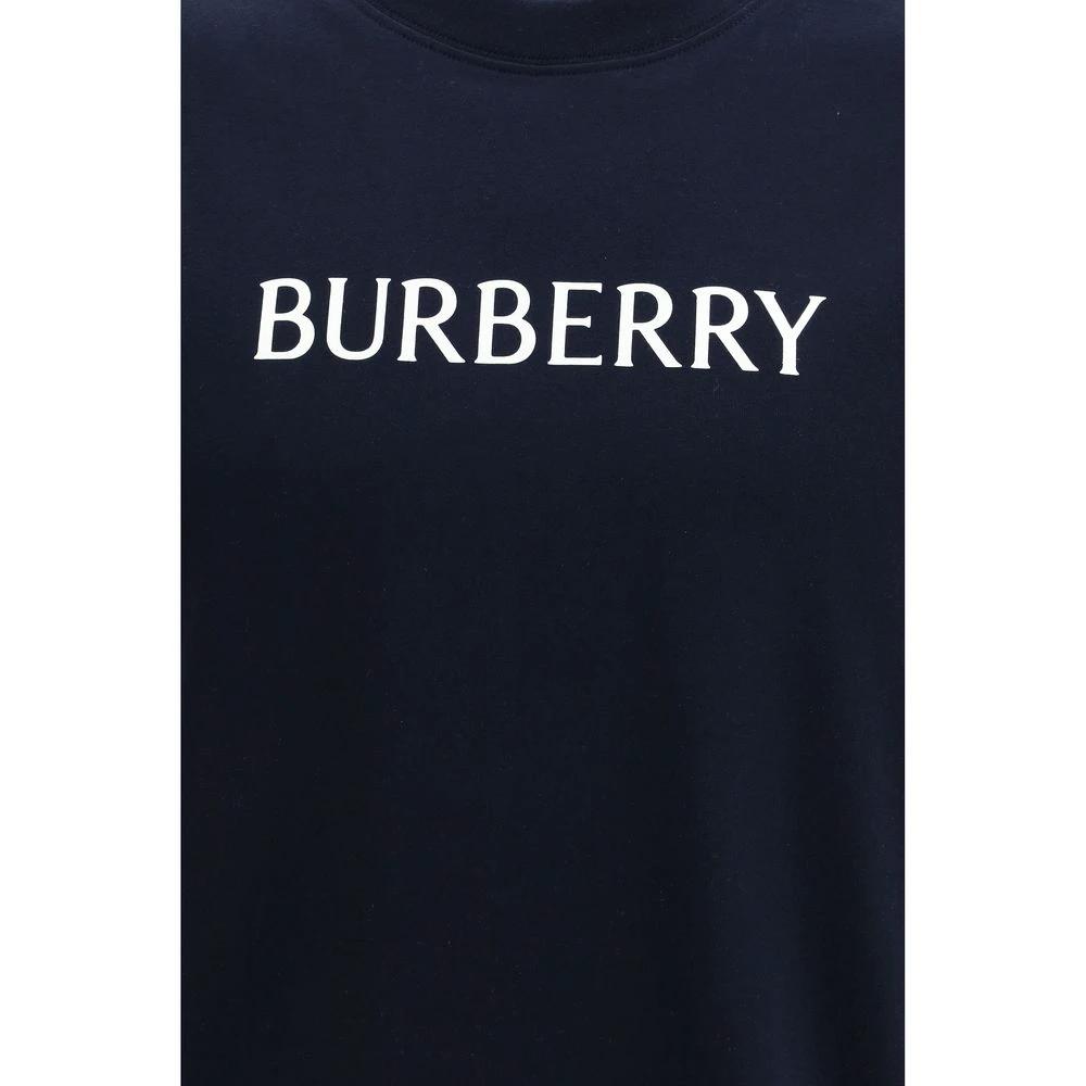Burberry Blaues Baumwoll-T-Shirt by Burberry