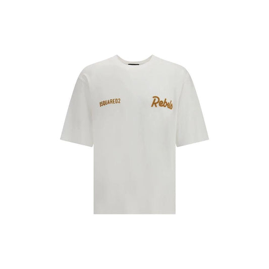 Dsquared² Weißes Baumwoll-T-Shirt by Dsquared²