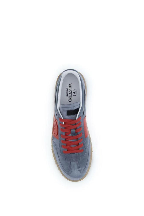Valentino Garavani Multicolor Calf Leather Bos Taurus Low Top Sneakers by Valentino Garavani
