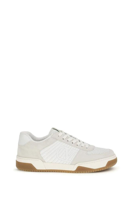 Valentino Garavani Weiße Bos Taurus Kalbsleder Athletic Sneaker by Valentino Garavani