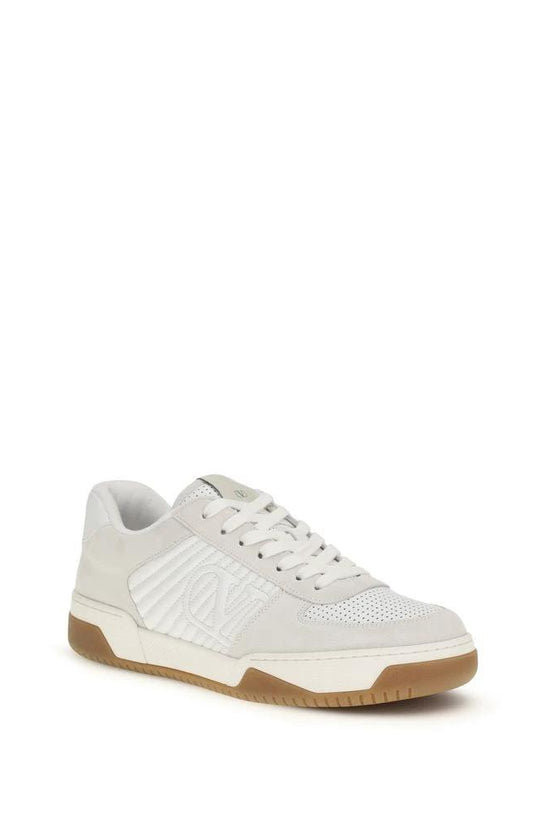 Valentino Garavani Weiße Bos Taurus Kalbsleder Athletic Sneaker by Valentino Garavani