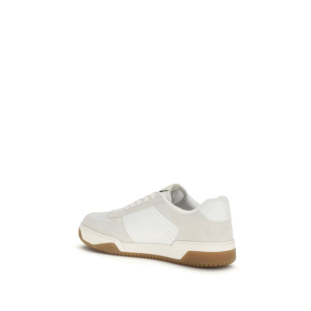 Valentino Garavani Weiße Bos Taurus Kalbsleder Athletic Sneaker by Valentino Garavani