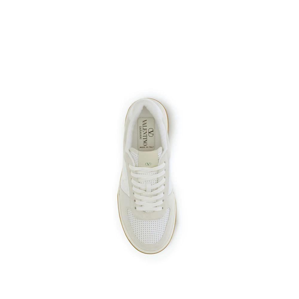 Valentino Garavani Weiße Bos Taurus Kalbsleder Athletic Sneaker by Valentino Garavani