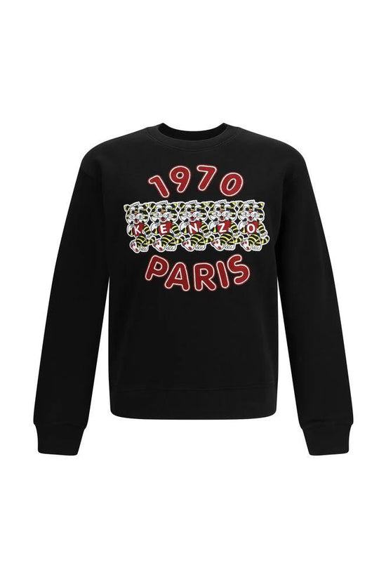 Kenzo Schwarzer Baumwoll-Sweatshirt by Kenzo