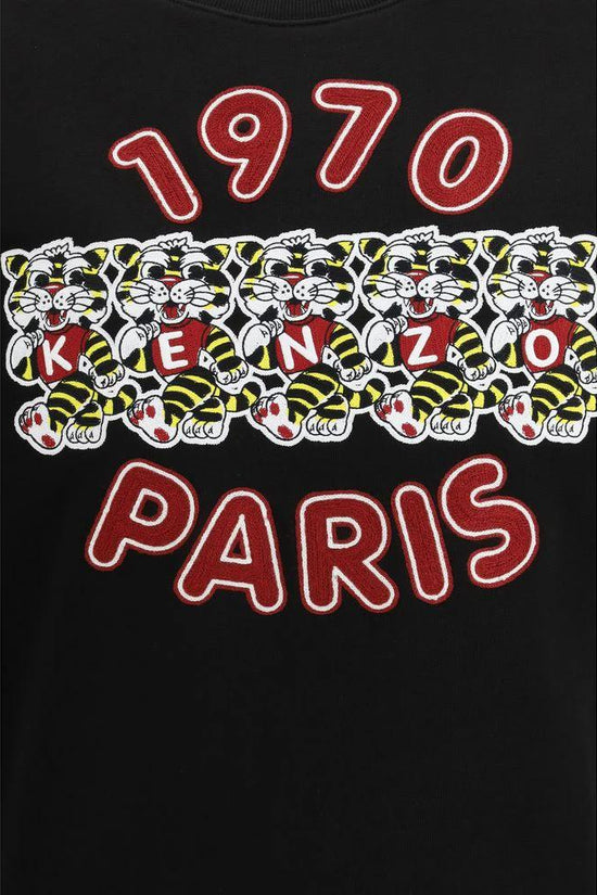 Kenzo Schwarzer Baumwoll-Sweatshirt by Kenzo