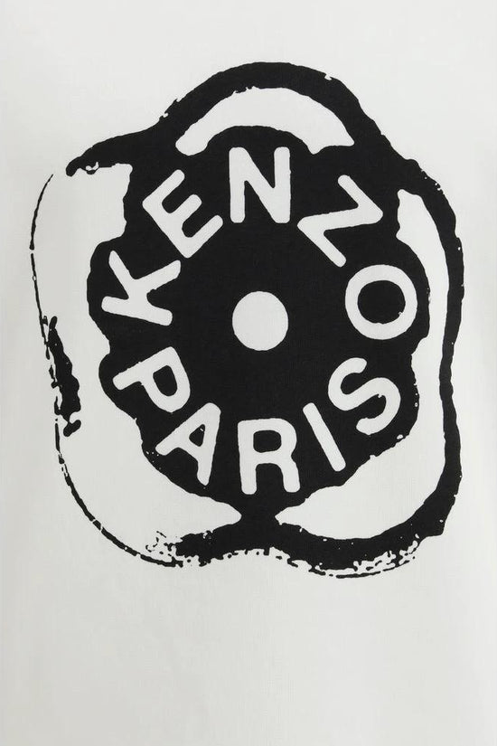 Kenzo Weißes Baumwoll-Sweatshirt by Kenzo
