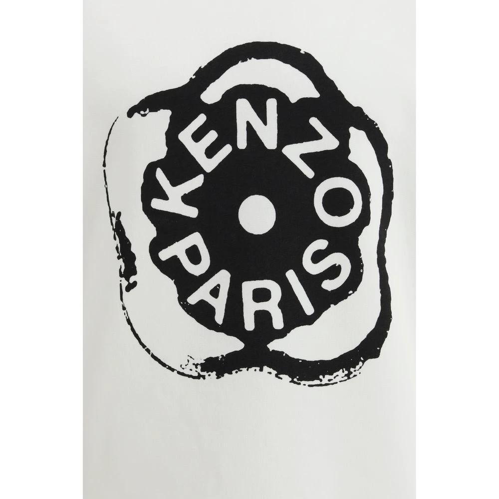 Kenzo Weißes Baumwoll-Sweatshirt by Kenzo
