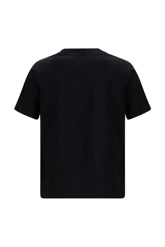 Burberry Schwarzes Baumwoll-T-Shirt by Burberry