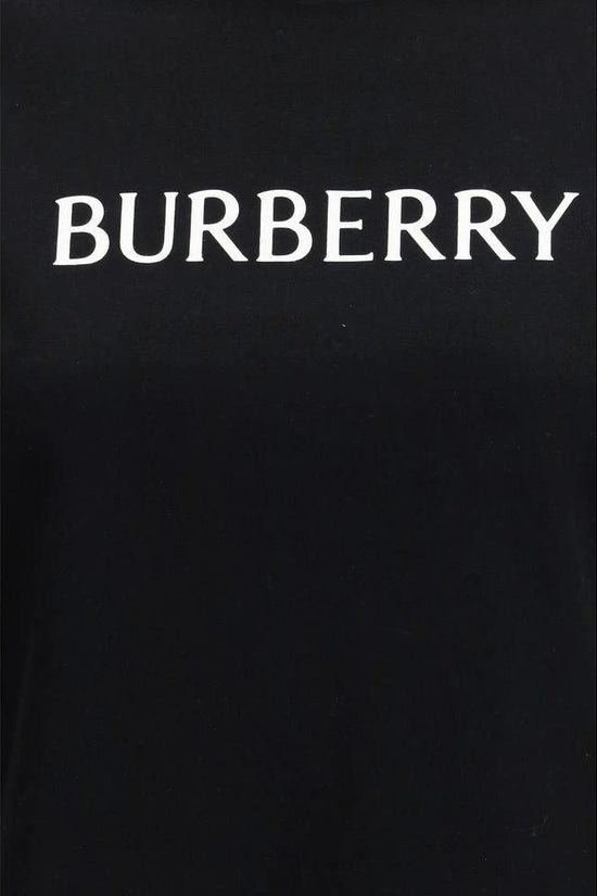 Burberry Schwarzes Baumwoll-T-Shirt by Burberry